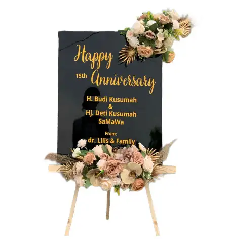 Papan Bunga Akrilik padaherang