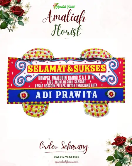 Papan Bunga Ucapan Selamat padaherang